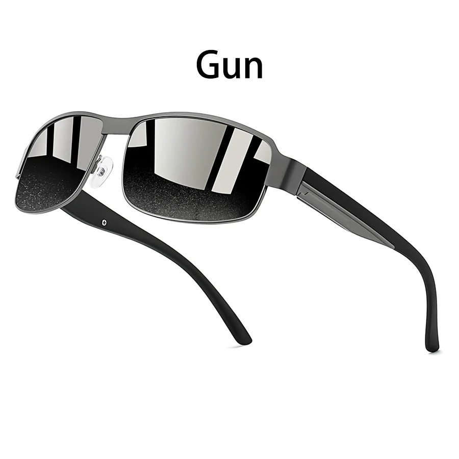 Fashion Vintage Rectangle Sunglasses Men Women Fishing Driving Luxury Brand Designer Eyewear