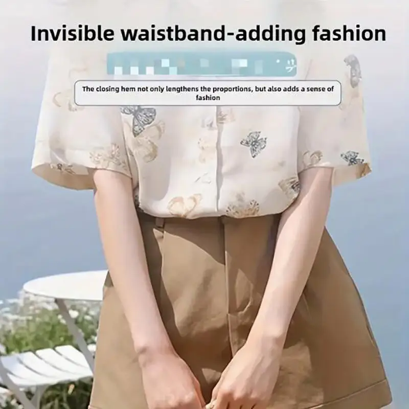 Shirt Belt Adjustable Shirt Lock Undergarment Belt Anti Wrinkles Tieback for Men and Women Keeping Shirt Tucked in Band