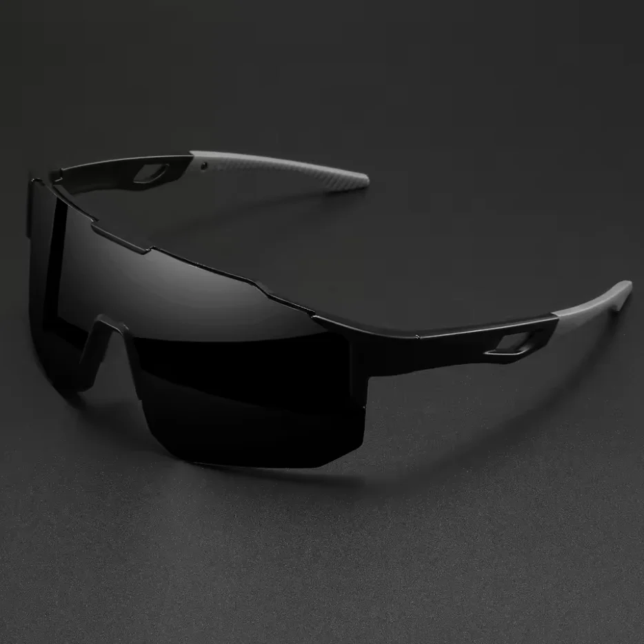 Oversized Colorful Sports Sunglasses - Wraparound Design, Unisex Comfort Fit for Cycling, Hiking & Outdoor