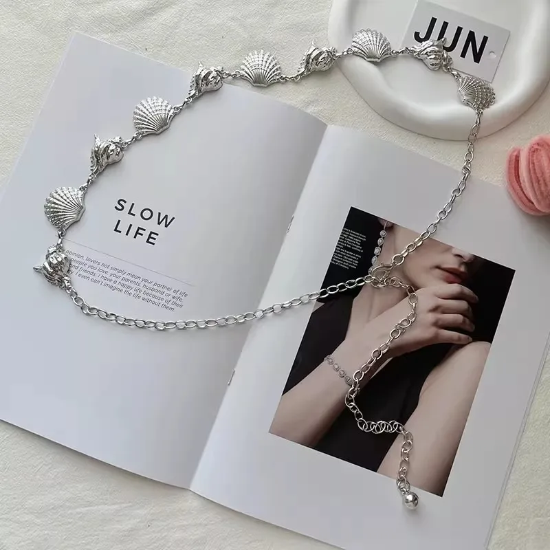 Summer Fashion Metal Waist Chain, Retro Butterfly Thin Belt Accessories, Hundreds of Matching Dresses, Belt Chains, Advanced
