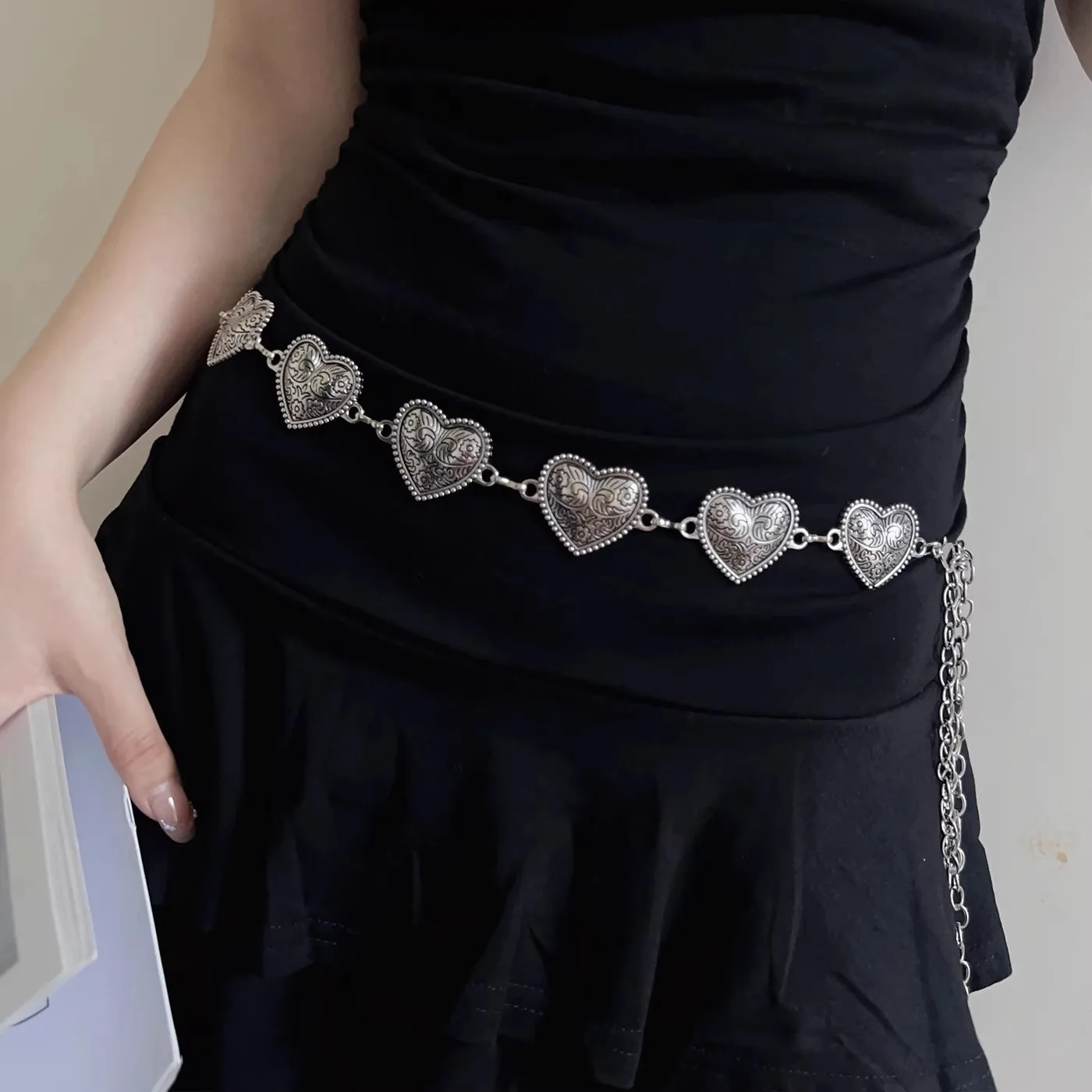 Summer Fashion Metal Waist Chain, Retro Butterfly Thin Belt Accessories, Hundreds of Matching Dresses, Belt Chains, Advanced