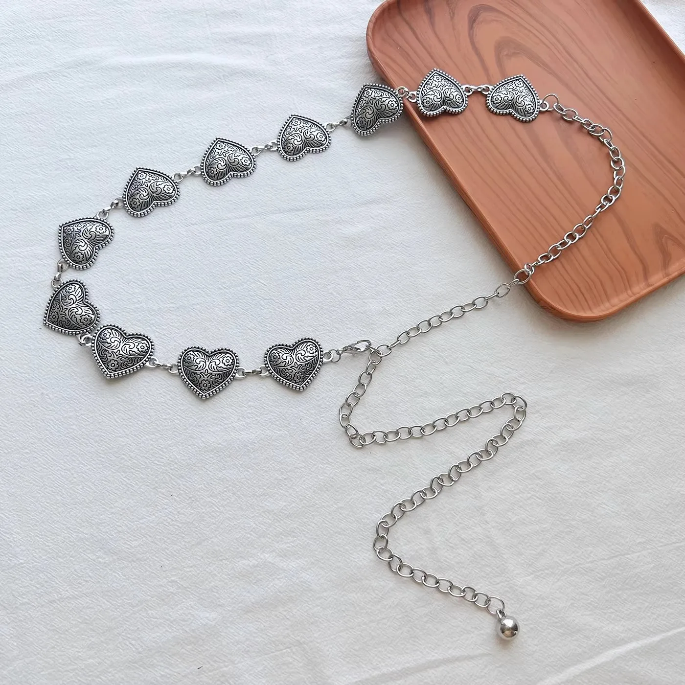 Summer Fashion Metal Waist Chain, Retro Butterfly Thin Belt Accessories, Hundreds of Matching Dresses, Belt Chains, Advanced