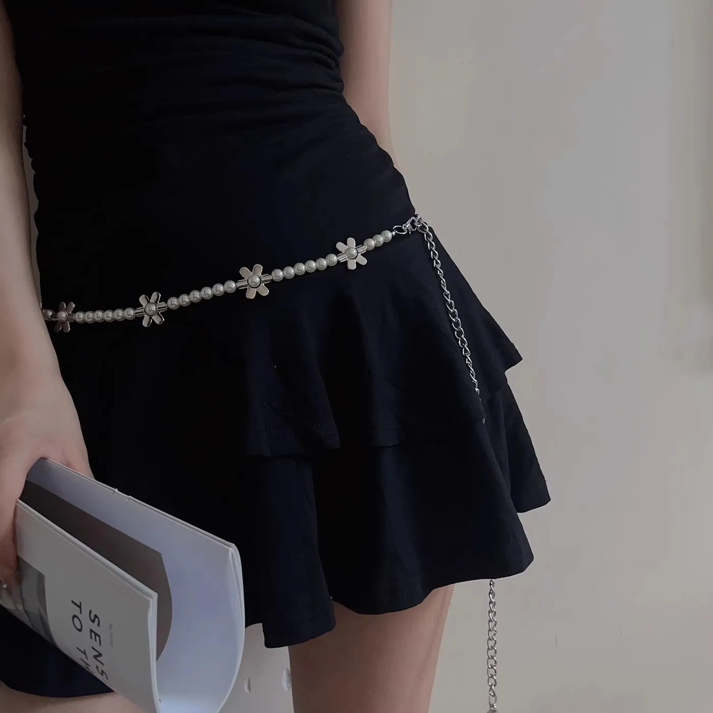 Summer Fashion Metal Waist Chain, Retro Butterfly Thin Belt Accessories, Hundreds of Matching Dresses, Belt Chains, Advanced
