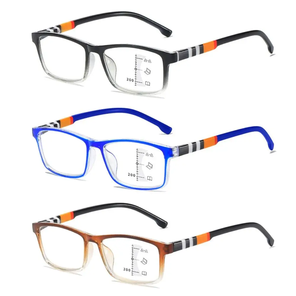 Single‑Vision & Multifocal Anti-Blue Light Reading Glasses Progressive Near Far Blue Ray Blocking Eyeglasses Eye Protection