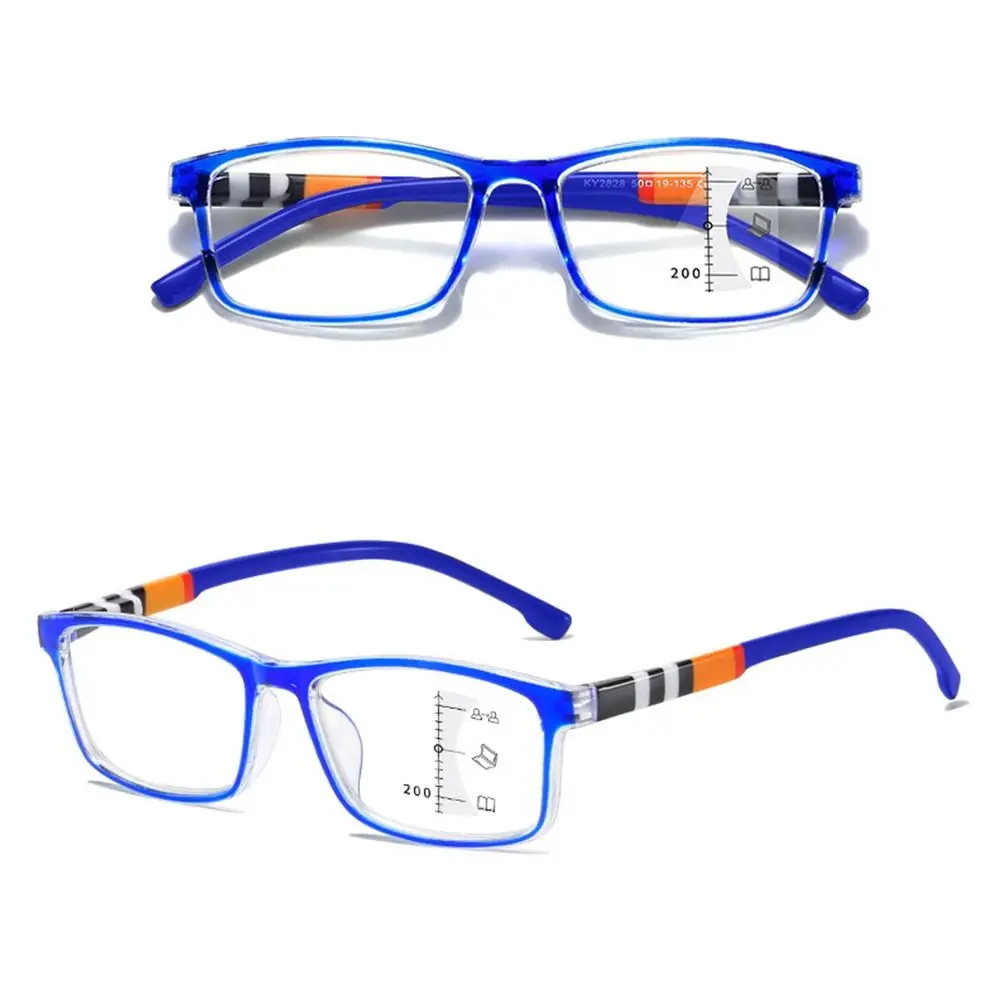 Single‑Vision & Multifocal Anti-Blue Light Reading Glasses Progressive Near Far Blue Ray Blocking Eyeglasses Eye Protection