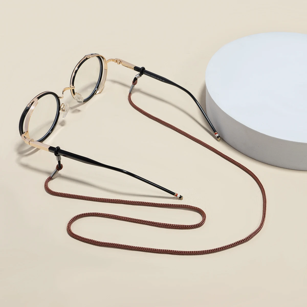 5ps Adjustable Glasses Strap Holder Anti Slip Glasses Cord Rope, Sports Sunglasses Chain Lanyard Eyewear Retainer Women Men
