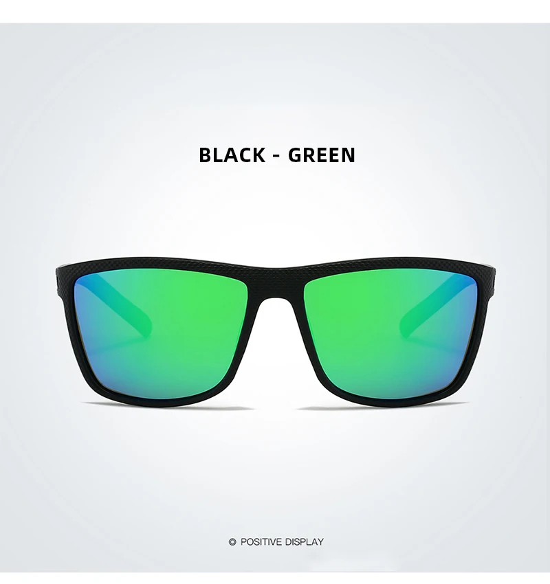 Fashion Square Polarized Sunglasses Men Women Stylish Sports Sun Glasses Male Trendy Outdoor Fishing Driving Cycling Shades