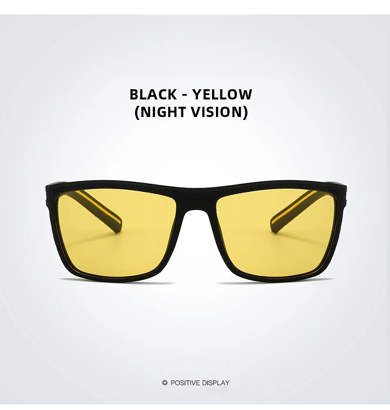 Fashion Square Polarized Sunglasses Men Women Stylish Sports Sun Glasses Male Trendy Outdoor Fishing Driving Cycling Shades