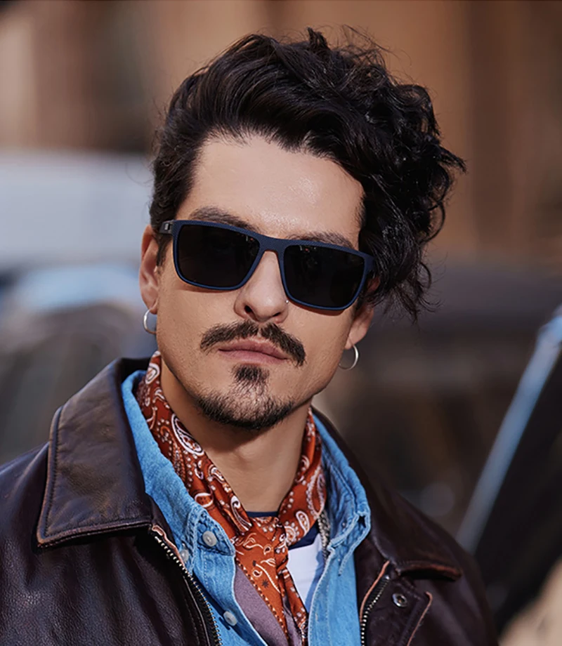 Fashion Square Polarized Sunglasses Men Women Stylish Sports Sun Glasses Male Trendy Outdoor Fishing Driving Cycling Shades