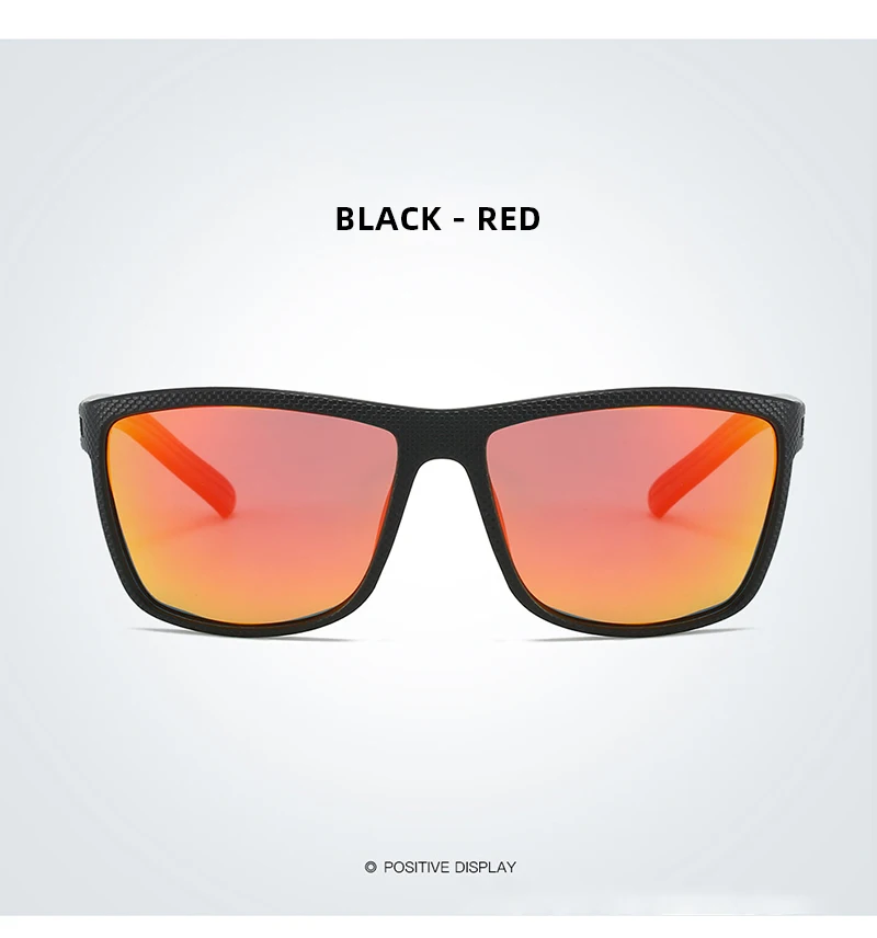Fashion Square Polarized Sunglasses Men Women Stylish Sports Sun Glasses Male Trendy Outdoor Fishing Driving Cycling Shades