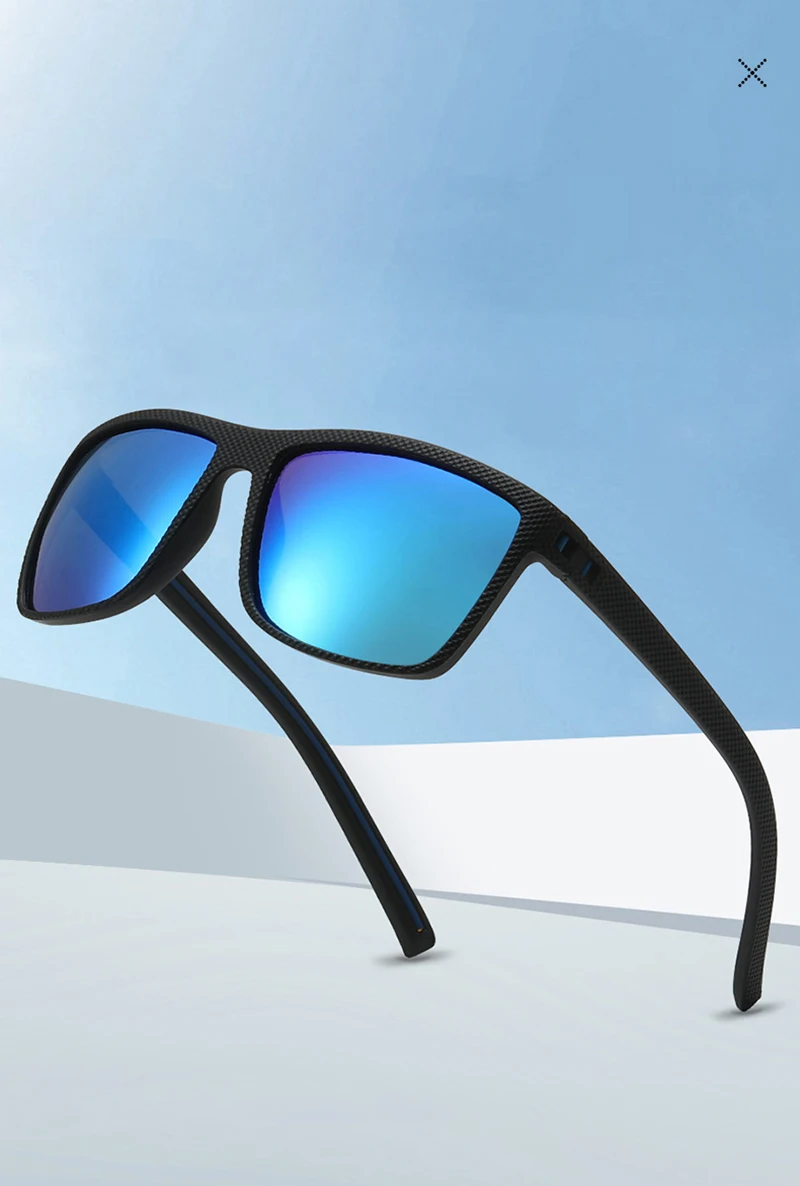 Fashion Square Polarized Sunglasses Men Women Stylish Sports Sun Glasses Male Trendy Outdoor Fishing Driving Cycling Shades