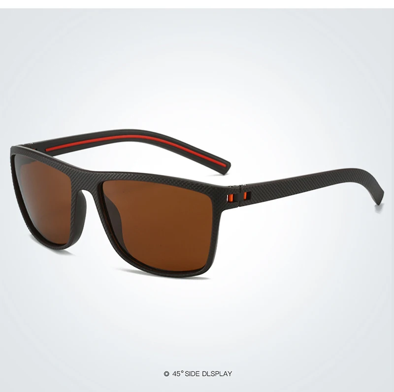 Fashion Square Polarized Sunglasses Men Women Stylish Sports Sun Glasses Male Trendy Outdoor Fishing Driving Cycling Shades