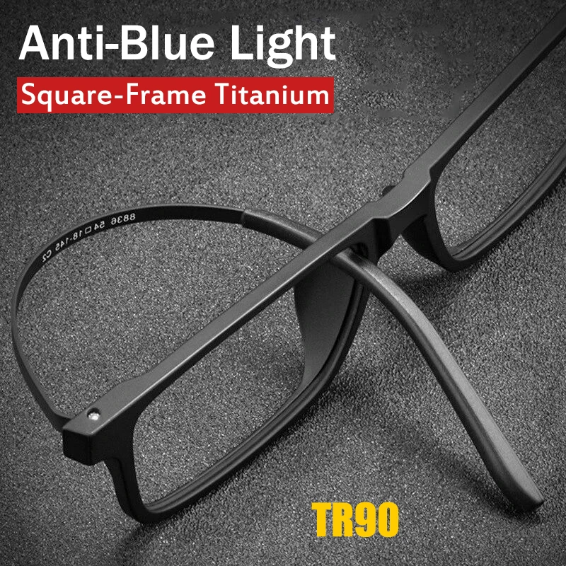 2025 Titanium Frame Progressive Multifocal Reading Glasses Unisex Anti-blue Light Presbyopia Eyewear Diopter 1.-0-4.0