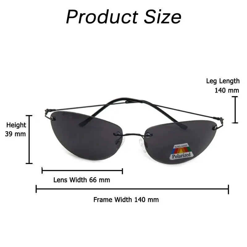 Upgrade Cool Matrix Smith Style Polarized Sunglasses Ultralight Rimless Men Driving Design Polaroid Sun Glasses Oculos De Sol