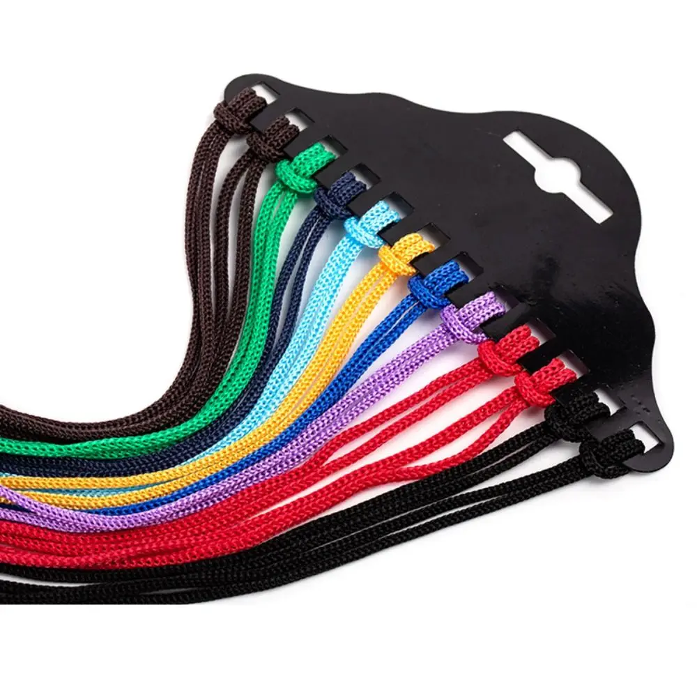 12PCS/Set Colorful Glasses Chain Fashion Nylon Anti-slip Glasses Lanyard Anti-lost Glasses Rope