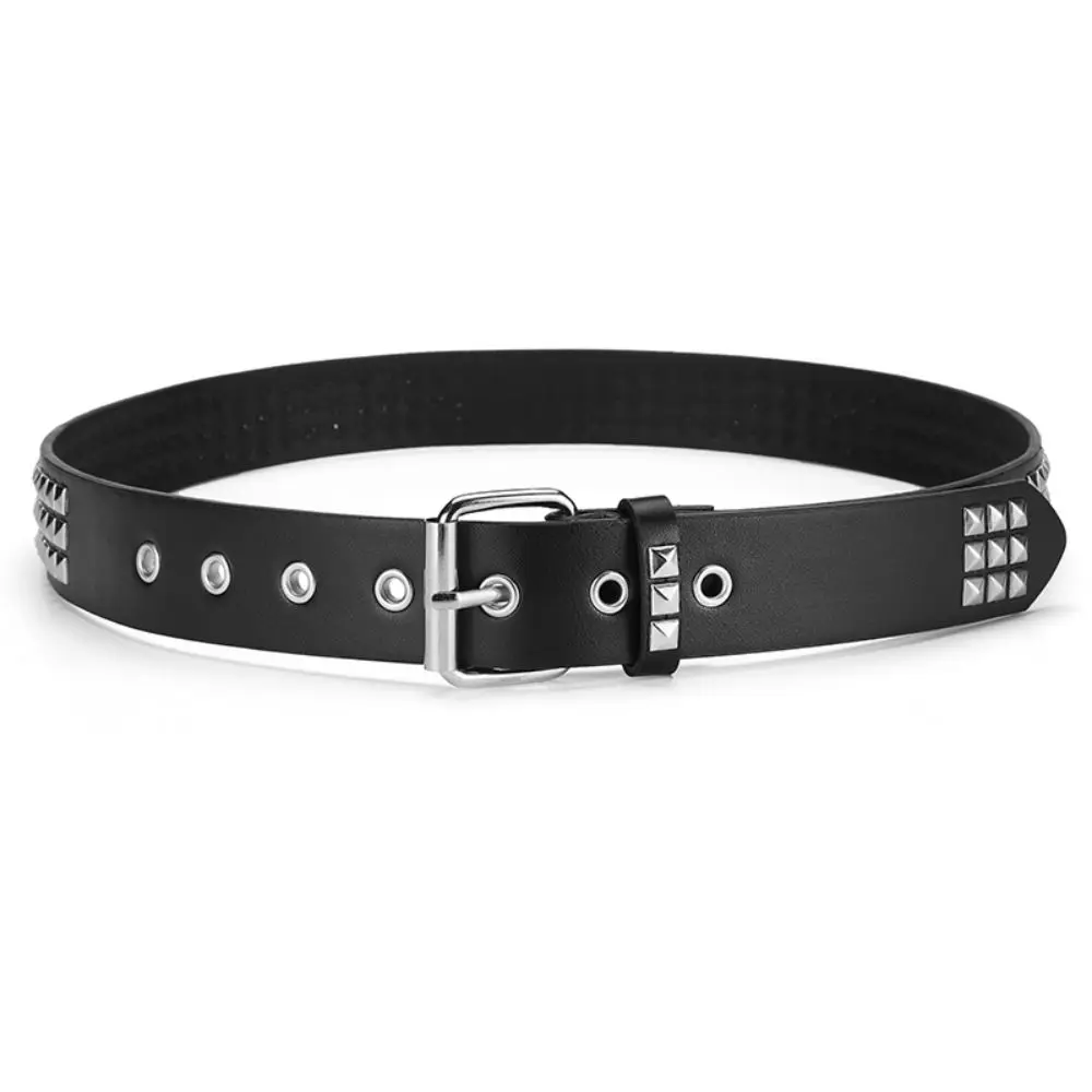Trendy Rivet Belt, Heavy Metal Style Belt, Unisex Punk Rock Style Belt, Jeans Belt, Y2K Style Belt, Fashion Decoration Belt