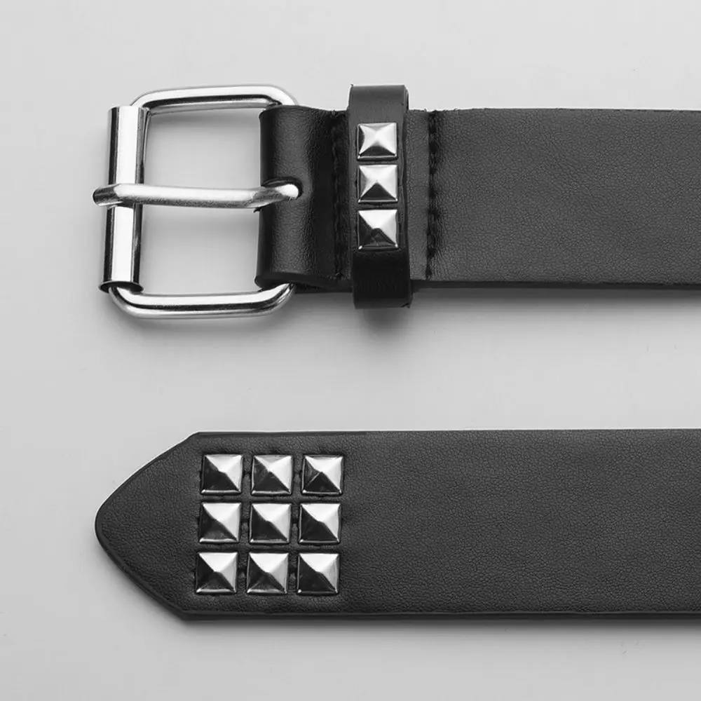 Trendy Rivet Belt, Heavy Metal Style Belt, Unisex Punk Rock Style Belt, Jeans Belt, Y2K Style Belt, Fashion Decoration Belt