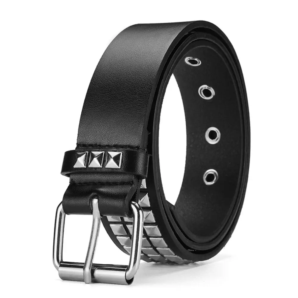 Trendy Rivet Belt, Heavy Metal Style Belt, Unisex Punk Rock Style Belt, Jeans Belt, Y2K Style Belt, Fashion Decoration Belt