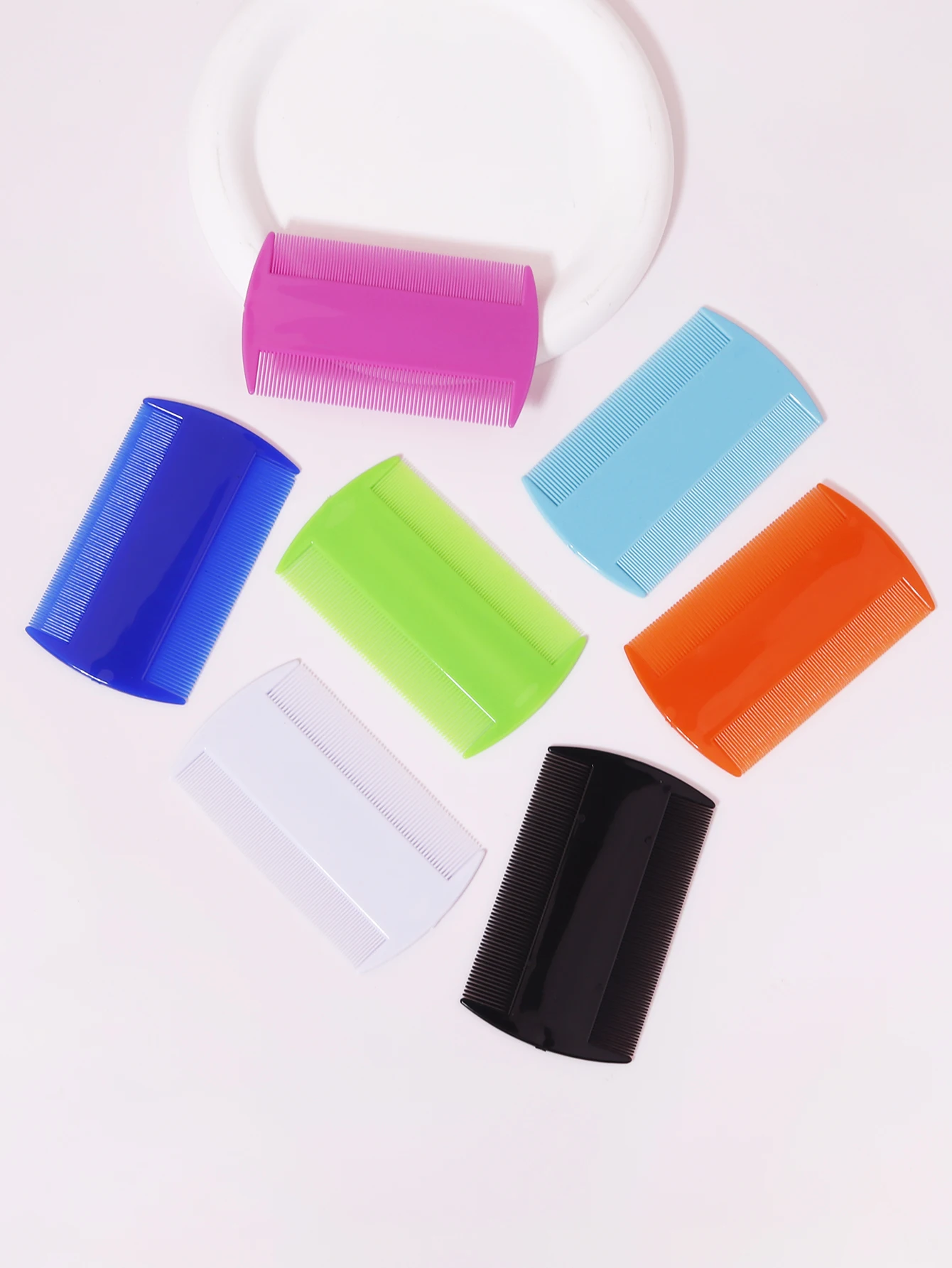1pc double-sided fine tooth comb, used for removing dandruff, suitable for various hair types For Hair Accessories