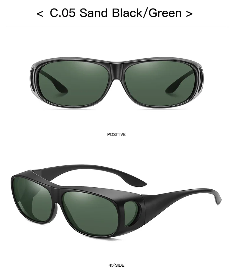 2026Polarized Sunglasses Fit Over Eye Glasses Driving Wrap Shield Goggles Fishing Glasses Sports Sunglasses Night Vision Glasses