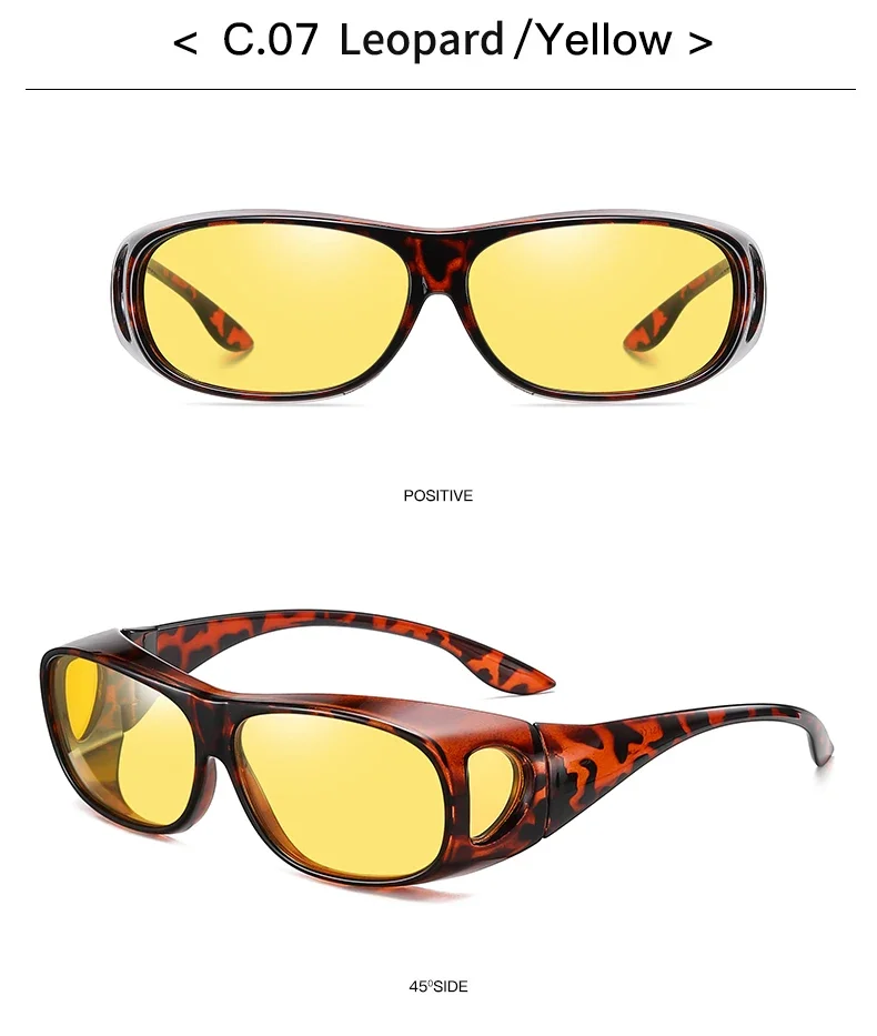 2026Polarized Sunglasses Fit Over Eye Glasses Driving Wrap Shield Goggles Fishing Glasses Sports Sunglasses Night Vision Glasses
