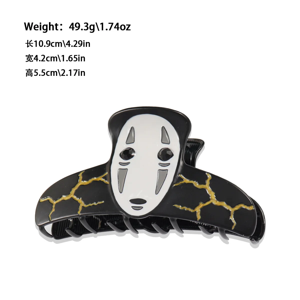 Exquisite Cute Cartoon Flame Hair Claw Boat Dragon Large Hair Claws New Japanese Cat Claw Clip Enamel Hair Accessories for Women