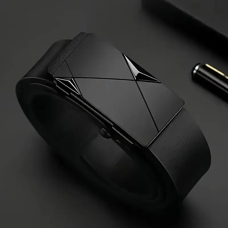Fashionable Men's Automatic Buckle Belt With Men's Business Suit Pants Belt High-quality Casual Men's Belt
