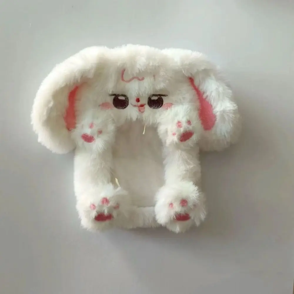Cartoon Multifunctional Photocard Case Plush Big Eared Rabbit/Border Collie Card Case Rabbit/Dog/Cat Photo Card Holder Students