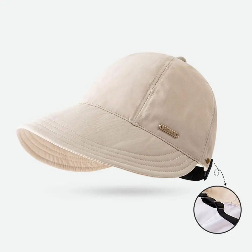 Women Summer Sunhat Outdoor Travel Beach UV Protection Baseball Hats Trend Female Large Brim Visor Caps Adjustable