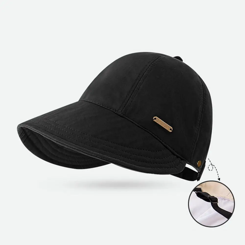 Women Summer Sunhat Outdoor Travel Beach UV Protection Baseball Hats Trend Female Large Brim Visor Caps Adjustable