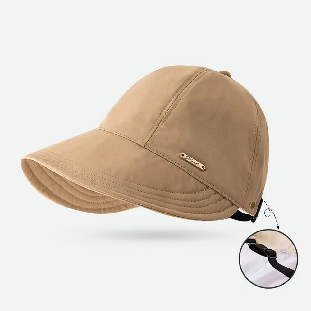 Women Summer Sunhat Outdoor Travel Beach UV Protection Baseball Hats Trend Female Large Brim Visor Caps Adjustable
