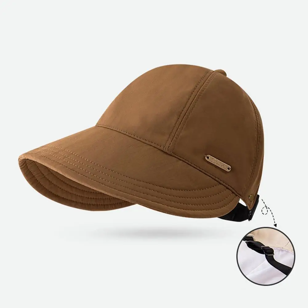 Women Summer Sunhat Outdoor Travel Beach UV Protection Baseball Hats Trend Female Large Brim Visor Caps Adjustable
