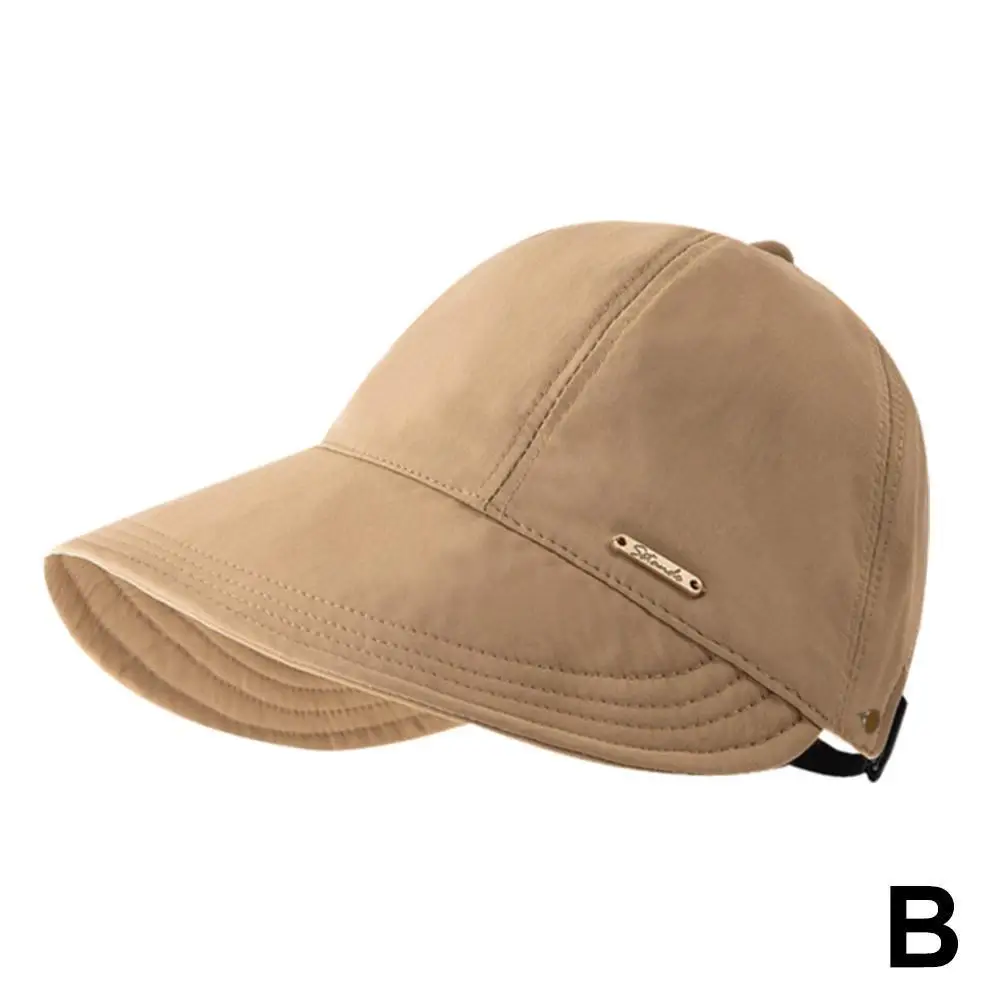 Women Summer Sunhat Outdoor Travel Beach UV Protection Baseball Hats Trend Female Large Brim Visor Caps Adjustable