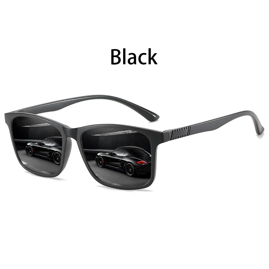 6 PCS Fashion Vintage Check Square Sunglasses Men Women Fishing Driving Luxury Brand Designer Sun Glasses Retro Eyewear