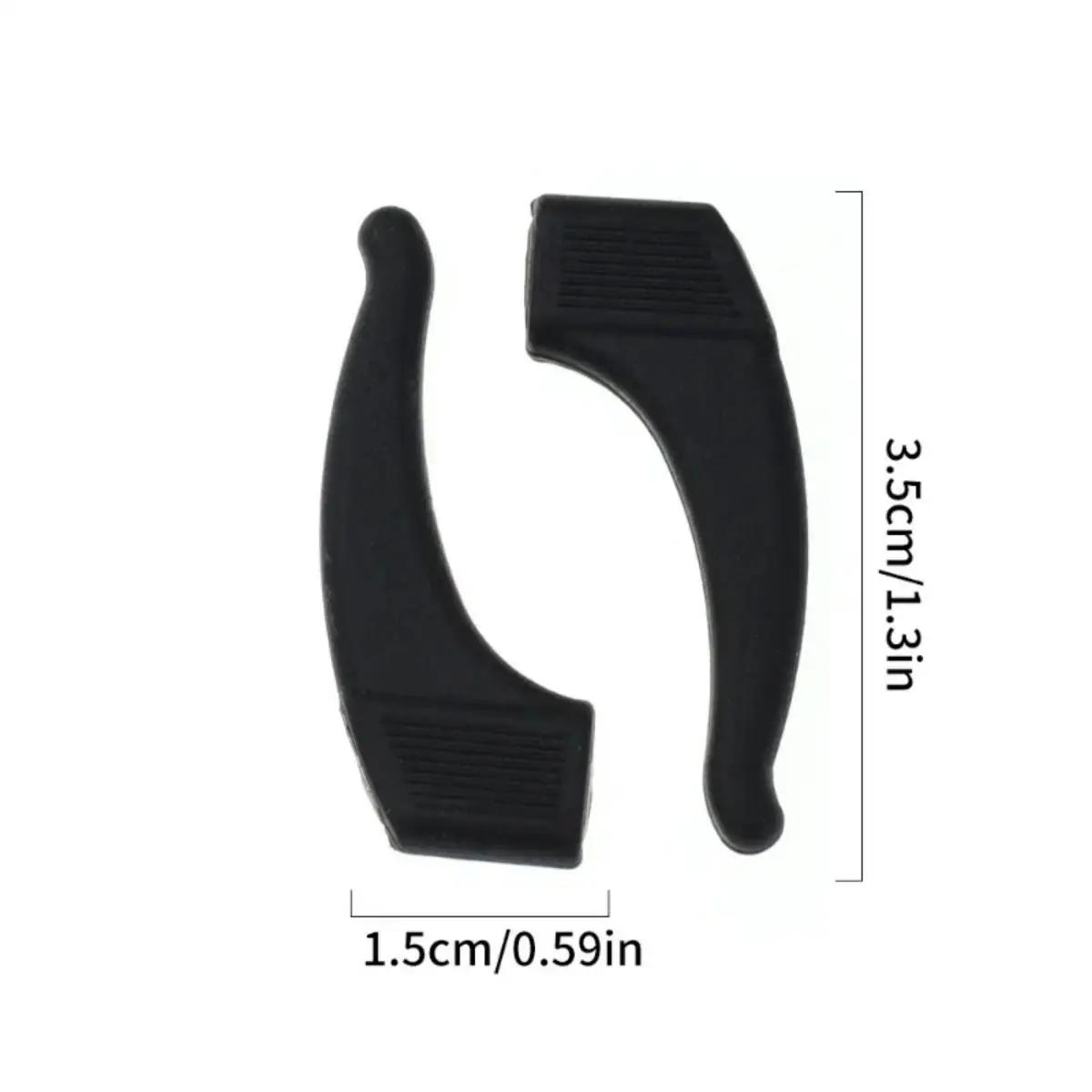 10/20pcs Anti-slip Silicone Ear Grip Glasses Eyeglasses Leg Ear Hook Stopper Bracket Fastener Accessories Eyewear Holder Temple