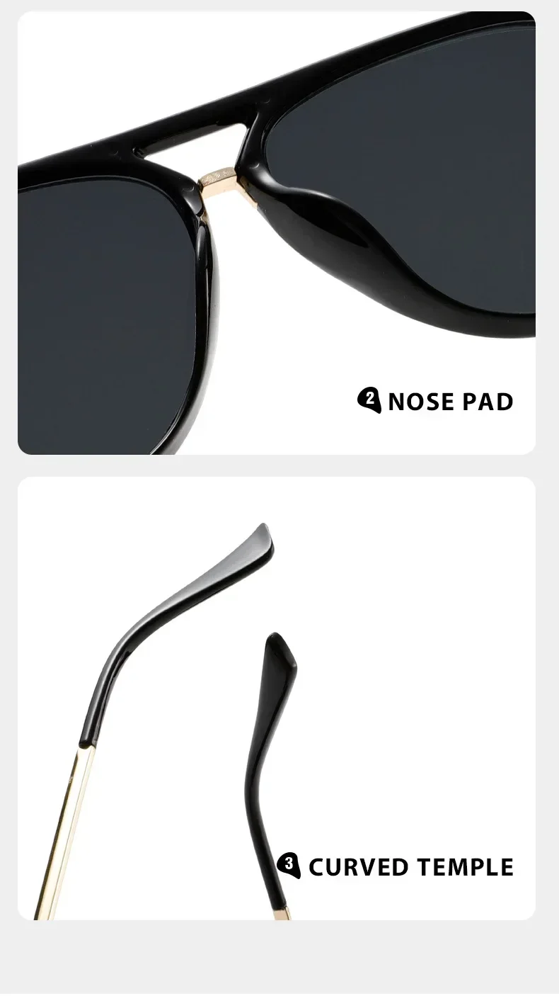 Candy Color Trendy Oversized Pilot Sunglasses Women Summer Fashion Alloy Frame Pilot Sun Glasses Luxury Brand Outdoor Y2K Shades