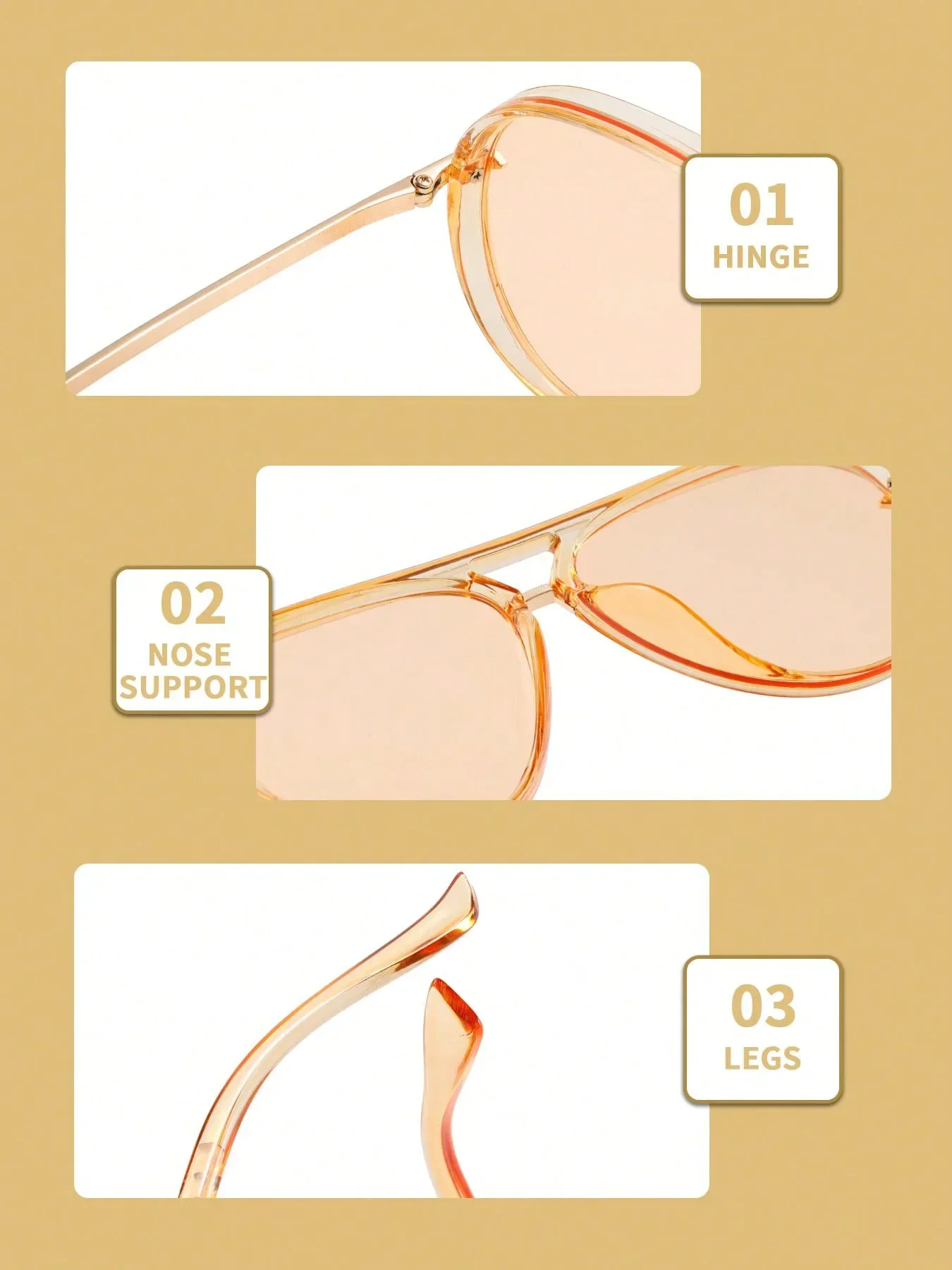 Candy Color Trendy Oversized Pilot Sunglasses Women Summer Fashion Alloy Frame Pilot Sun Glasses Luxury Brand Outdoor Y2K Shades