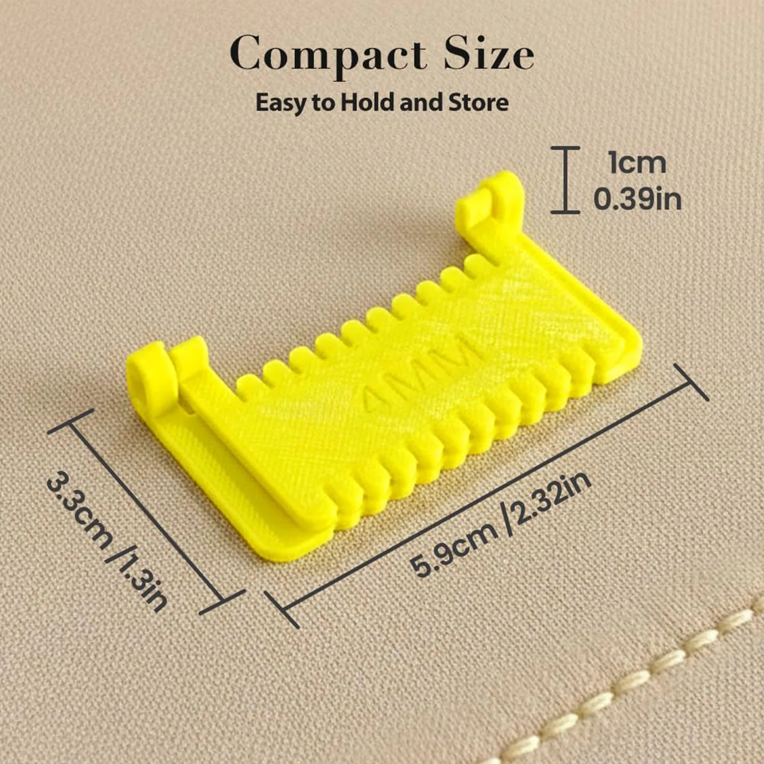 1 Piece Quilting Sewing Gauge Tool For Hemming, Edge Stitching, And Seam Guidance