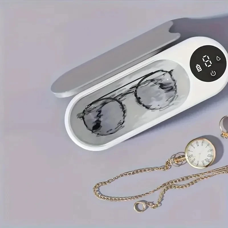 Viewring High-Frequency Glasses Cleaner - 1pc Wireless Multi-Purpose Cleaning Machine for Eyewear & Accessories