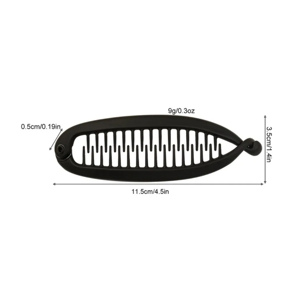 MutliColor Banana Hair Clip French Banana Clip Hair Comb for Women Hair Styling Accessories Fishtail HairPin for Thick Thin Hair