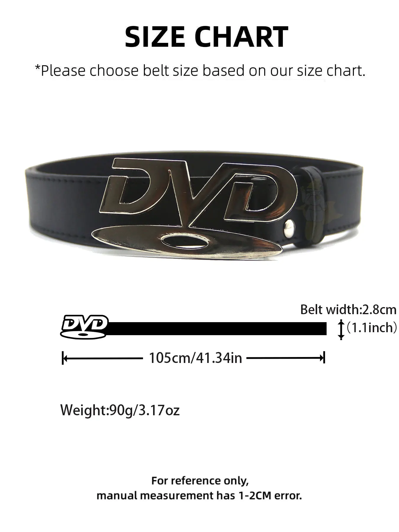Fashionable Women's Belt Hip-Hop Y2K Belt DVD Buckle Niche Belt Retro Design Women's Sensual Beltche Belt Jeans Decoration