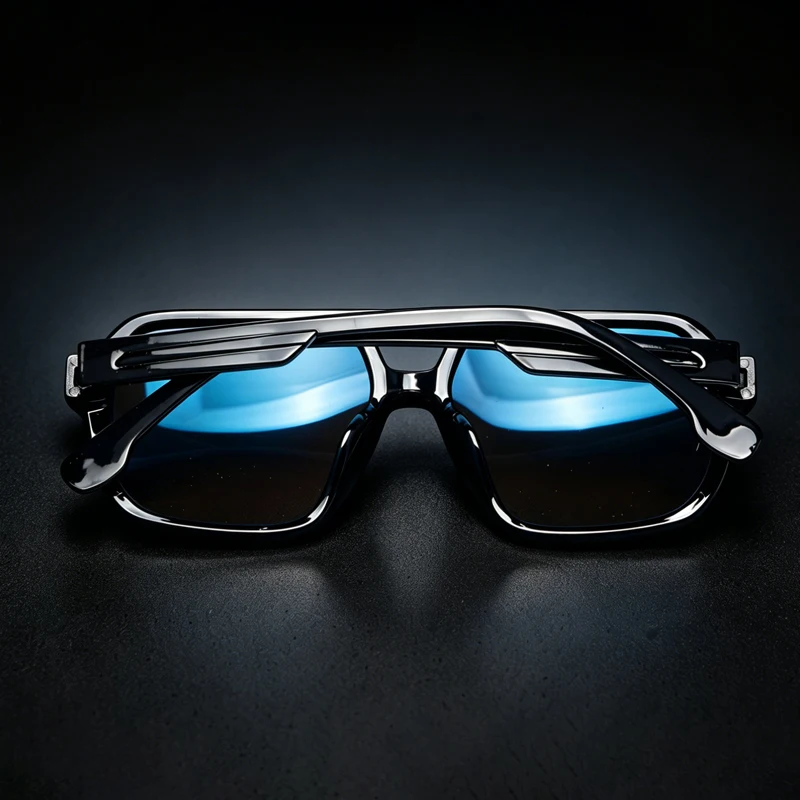 Polarized Pilot Sunglasses Men Women 2026 Retro Square Double Bridge Vintage Sun Glasses UV400 Driving Outdoor