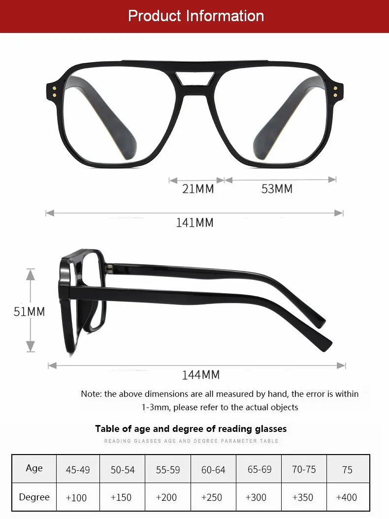 2025 Aviation Reading Glasses Women Men Fashion Vintage Anti Blue Light Presbyopic Glasses Polit Prescription Eyewear +1.0~+4.0