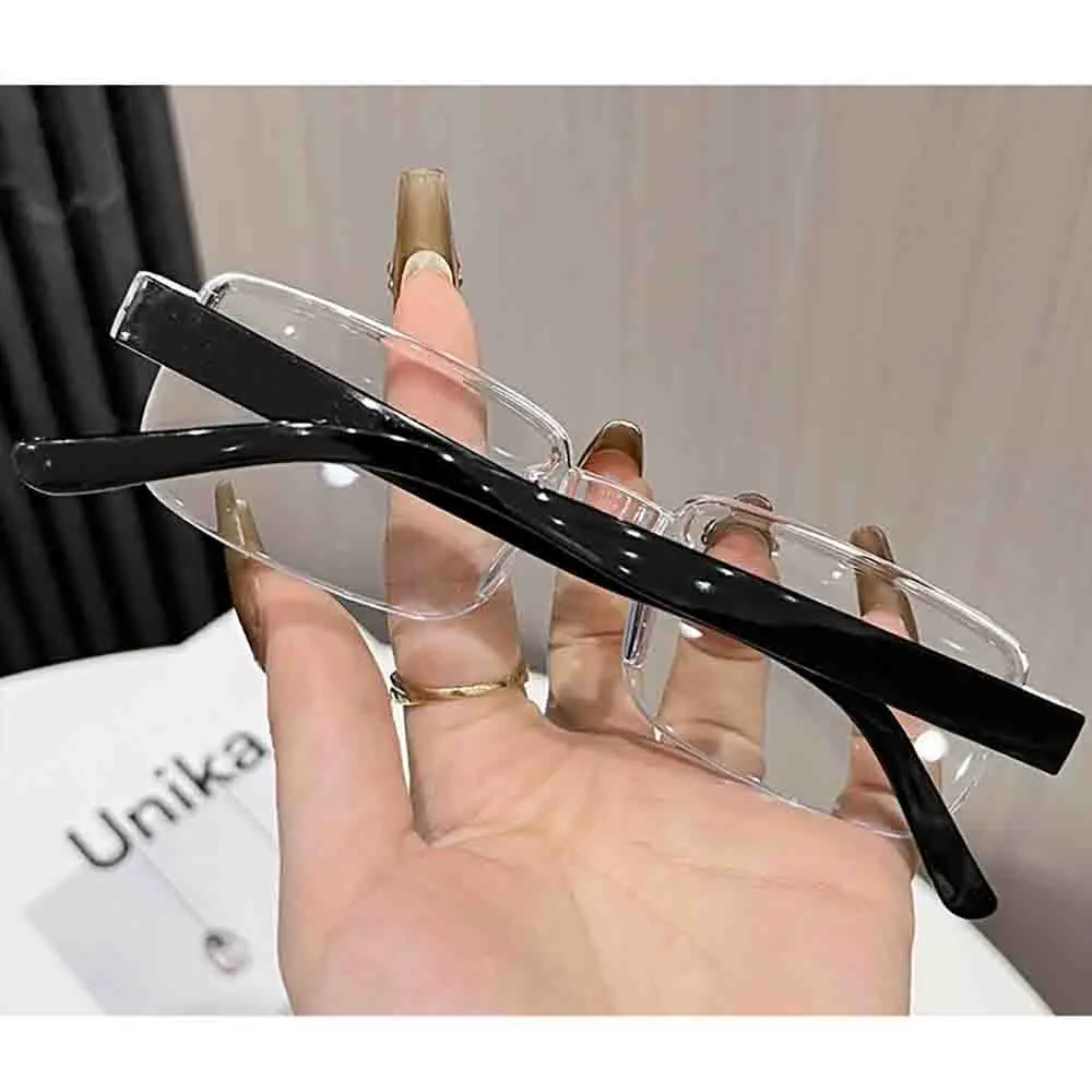 Intelligent Zoom Reading Glasses Anti Blue Light Comfortable Reading Glasses Ultra Light Frameless Glasses Frameless For Party