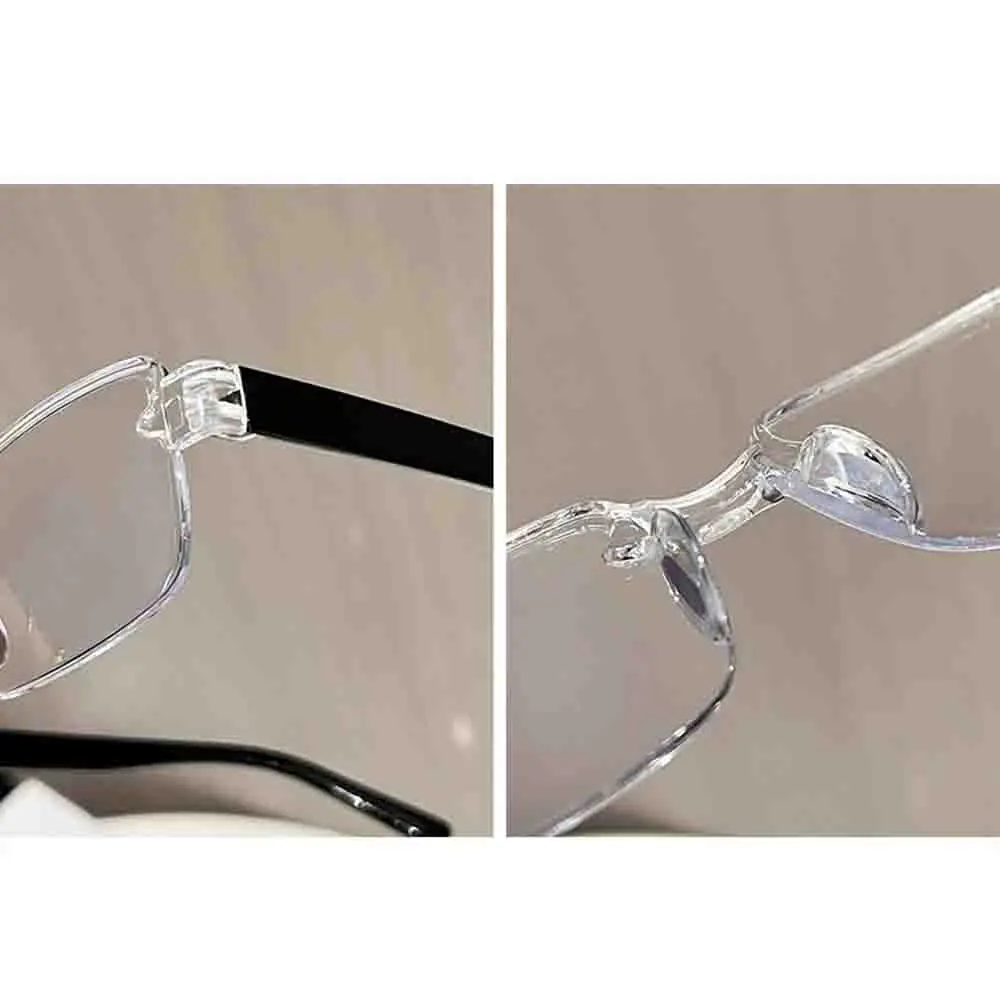 Intelligent Zoom Reading Glasses Anti Blue Light Comfortable Reading Glasses Ultra Light Frameless Glasses Frameless For Party
