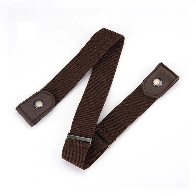 Traceless Invisible Elastic Belt Women's Belt Jeans Pants Men's Elastic Belt