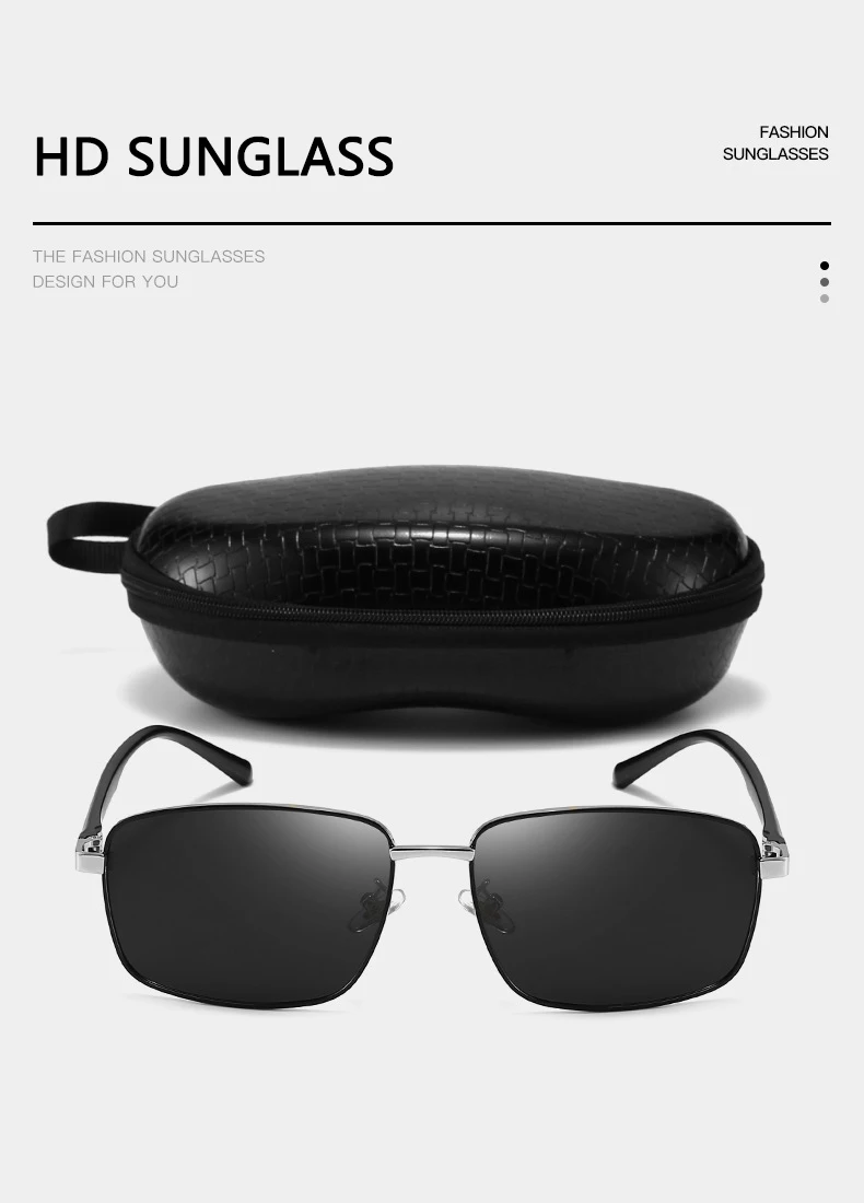 Fashion Men Polarized Sunglasses Driving Sun Glasses Luxury Women Brand Designer Male Vintage Black Pilot Sunglasses UV400