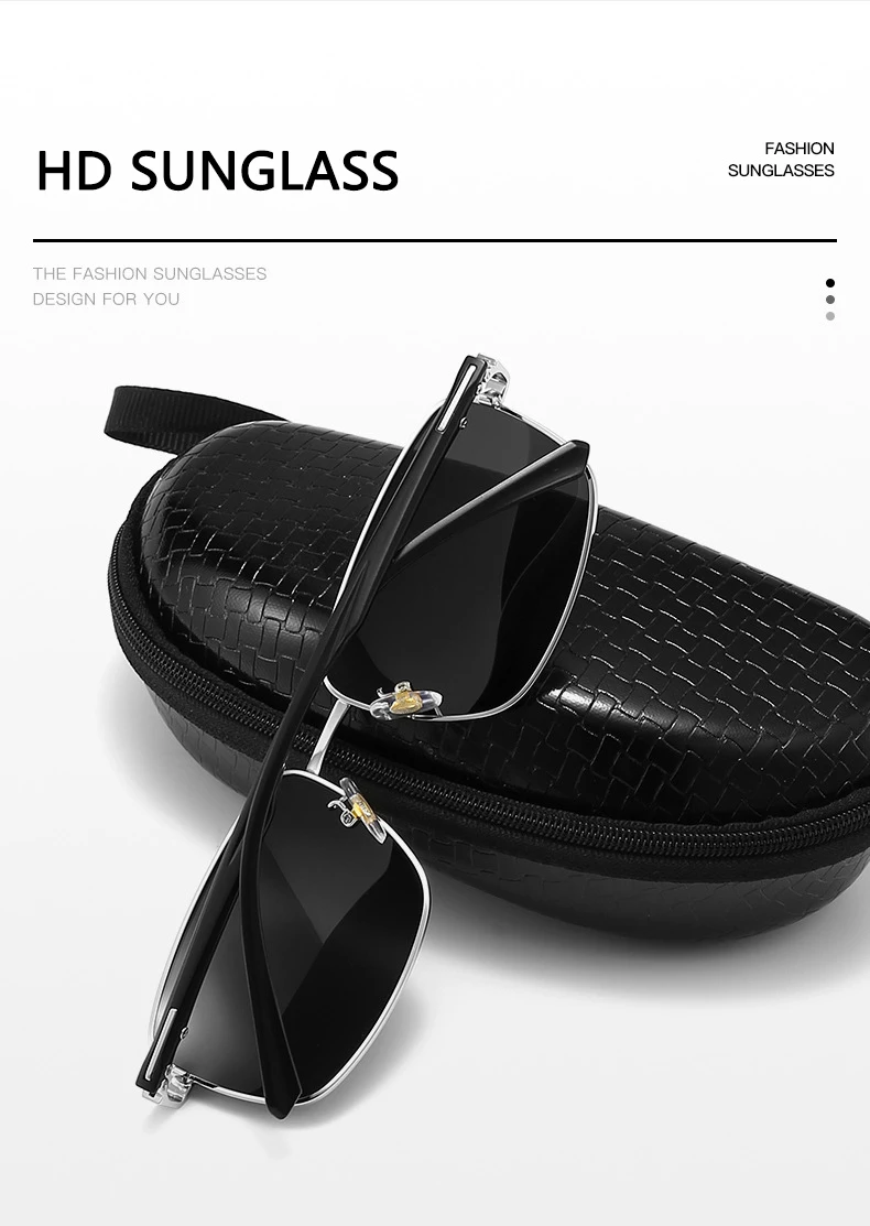Fashion Men Polarized Sunglasses Driving Sun Glasses Luxury Women Brand Designer Male Vintage Black Pilot Sunglasses UV400