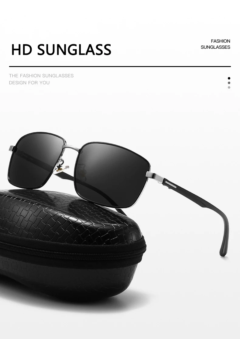 Fashion Men Polarized Sunglasses Driving Sun Glasses Luxury Women Brand Designer Male Vintage Black Pilot Sunglasses UV400