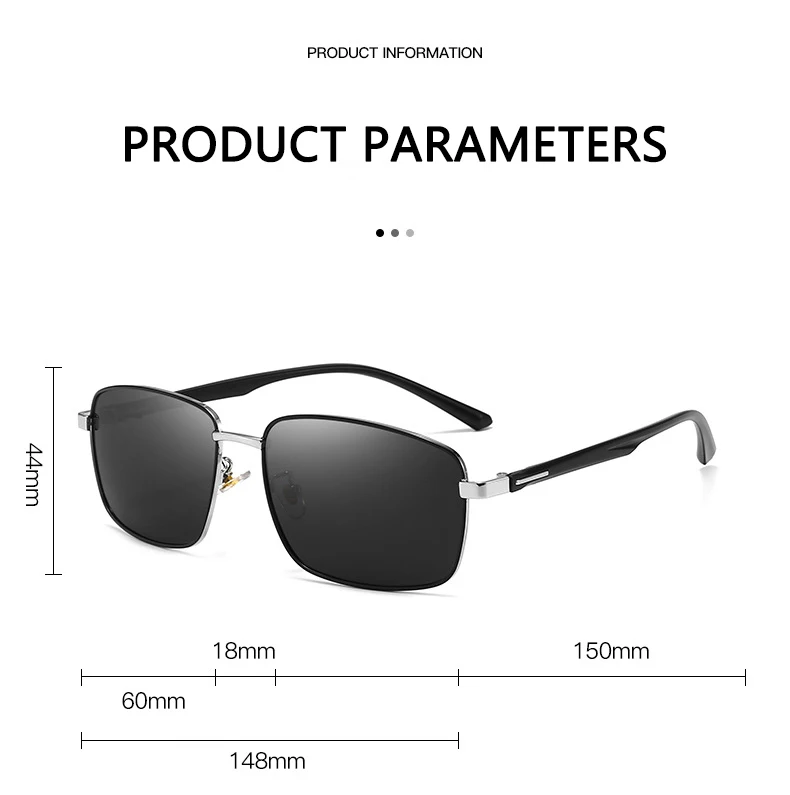 Fashion Men Polarized Sunglasses Driving Sun Glasses Luxury Women Brand Designer Male Vintage Black Pilot Sunglasses UV400